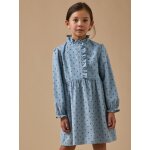 Robe imprim�e en velours fille