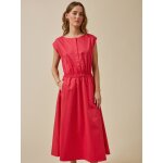 Robe longue c�r�monie femme popeline satin�e