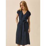 Robe mi - longue sans manches femme imprim� pois