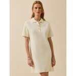 Robe polo courte maille milano femme