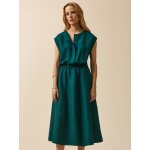Robe sans manches lin et viscose femme