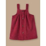 Robe tablier en velours b�b�