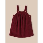 Robe tablier en velours grosses ctes bb