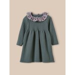 Robe en tricot col en tissu liberty bb