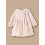 Robe velours et broderie b�b�