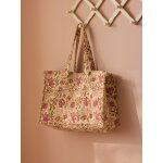 Sac cabas matelass� imprim� indien