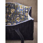 Sac cabas matelass en velours ctel