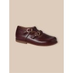 Saloms  boucles fille en cuir