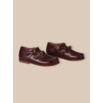 Saloms  boucles fille en cuir