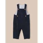 Salopette ouatine bb en velours