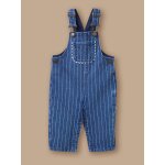 Salopette ray�e en denim b�b�