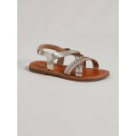 Sandales en cuir fille