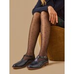 Sandales salom� bout fleuri cuir femme