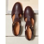 Sandales salom� cuir femme