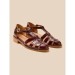 Sandales � talon style p�cheur cuir femme