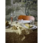 Serviette de table en coton tram aspect lin par lot de 4