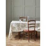 Serviette de table esprit jouy en coton tram par lot de 4
