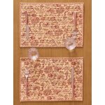 Set de table imprim� penjab par lot de 2