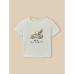 T - shirt b�b� cyrillus x peanuts(tm) collection snoopy