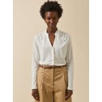 T - shirt boutonn� lin et viscose femme