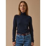 T - shirt col roul femme jersey de laine