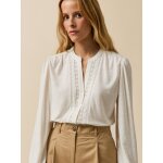 T - shirt dentelle lin et viscose femme