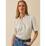 T - shirt femme imprim� pois coton biologique