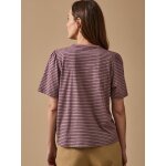 T - shirt ray� femme coton biologique