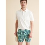 Short de bain imprim� fleuri homme