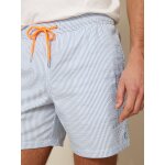 Short de bain seersucker ray� homme