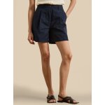 Short chino coton et lin femme