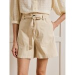 Short paper bag coton et lin femme