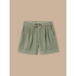 Short velours gaufr� taille haute fille