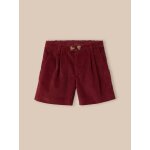 Short velours taille haute fille
