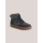 Sneakers en cuir et laine garon