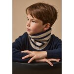 Snood laine m�rinos enfant - cyrillus x les 3 tricoteurs