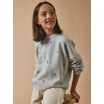 Sweat brodé fille - coton biologique Sweat brodé fille - coton biologique