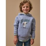 Sweat � capuche enfant cyrillus x peanuts - collection snoopy