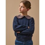 Sweat fille col liberty