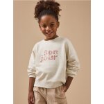 Sweat fille � message - coton biologique