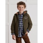 Sweat zipp doubl sherpa garon