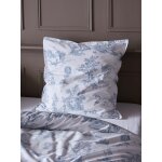 Taie d'oreiller percale de coton  esprit toile de jouy