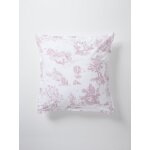 Taie d'oreiller percale de coton  esprit toile de jouy