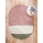 Tapis ovale pure laine