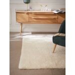 Tapis poils longs pure laine