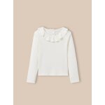 Tee - shirt col volant fille - coton biologique