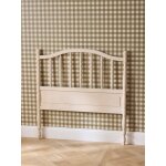 T�te de lit en bois lise