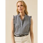 Top volant� sans manches vichy femme
