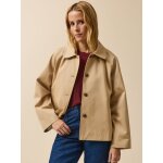 Trench court coton biologique femme
