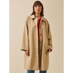 Trench long coton biologique femme